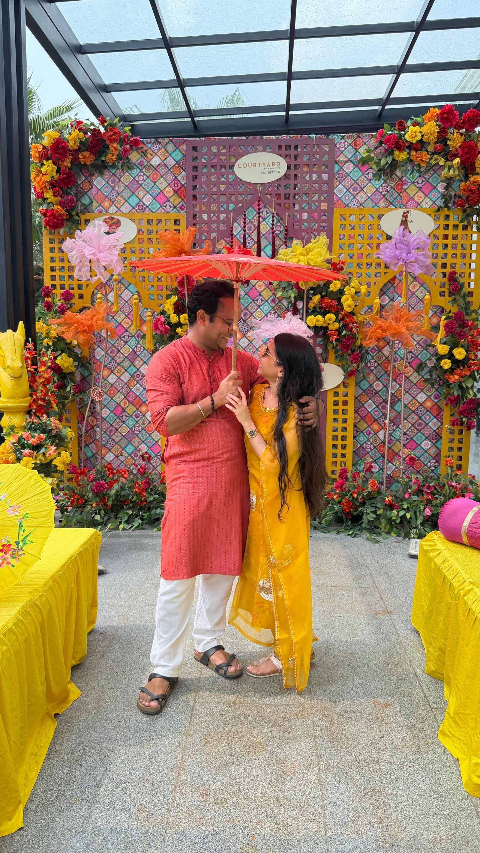 Arnob and Aishwarya celebration moment